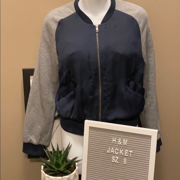 H&M BOMBER JACKET sz 8! 🎀 - Picture 2 of 5